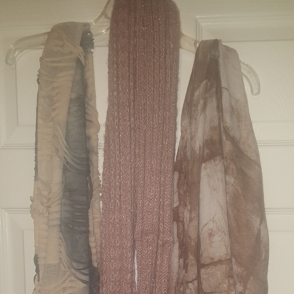 Bundle three Infinity Scarfs